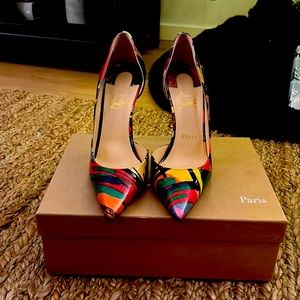 ❤️❤️Christian Louboutin | Iriza | 38.5 | Patent Mag | With Box and Dust Bag